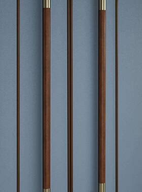 框璃钢化玻大门拉XEG有手不锈钢金色实木包厢门把手加厚双黑色垒