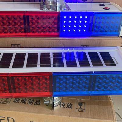 爆强闪灯施警示25419灯道交路通安全闪光灯夜间施工光路口闪烁工