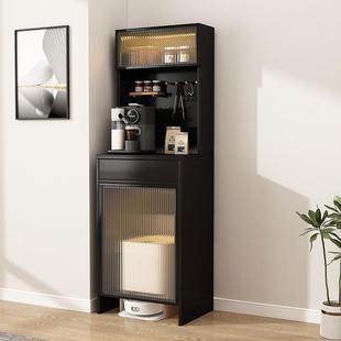 实木扫地机器人收纳柜伴侣置物柜家政柜储物收纳书柜子可移动定