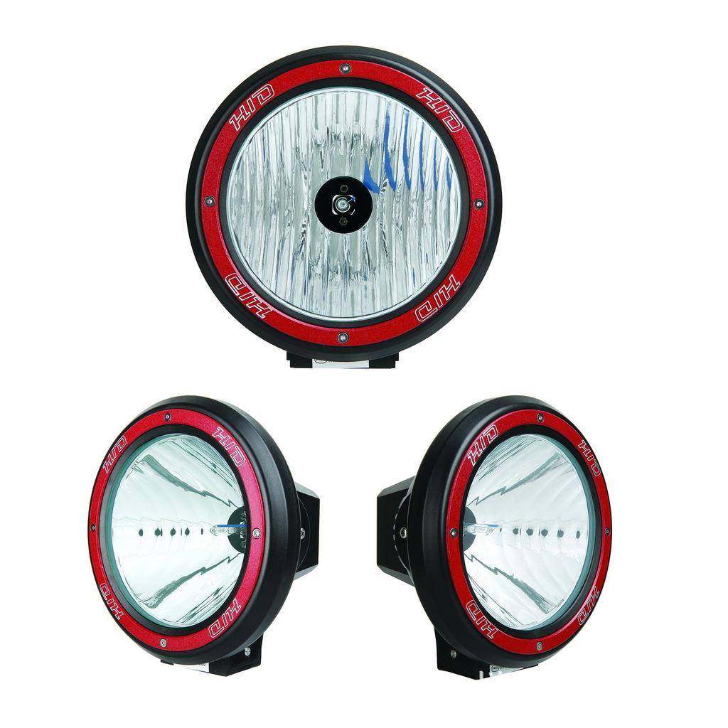 7寸12v/55w车灯HID汽车探照工作灯越野改装辅助雾灯氙气大灯车顶
