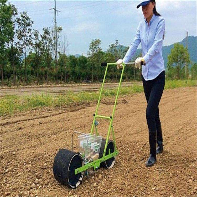 行手推蔬菜播种机农用小型芝麻谷物点播器白萝卜油菜籽精播机