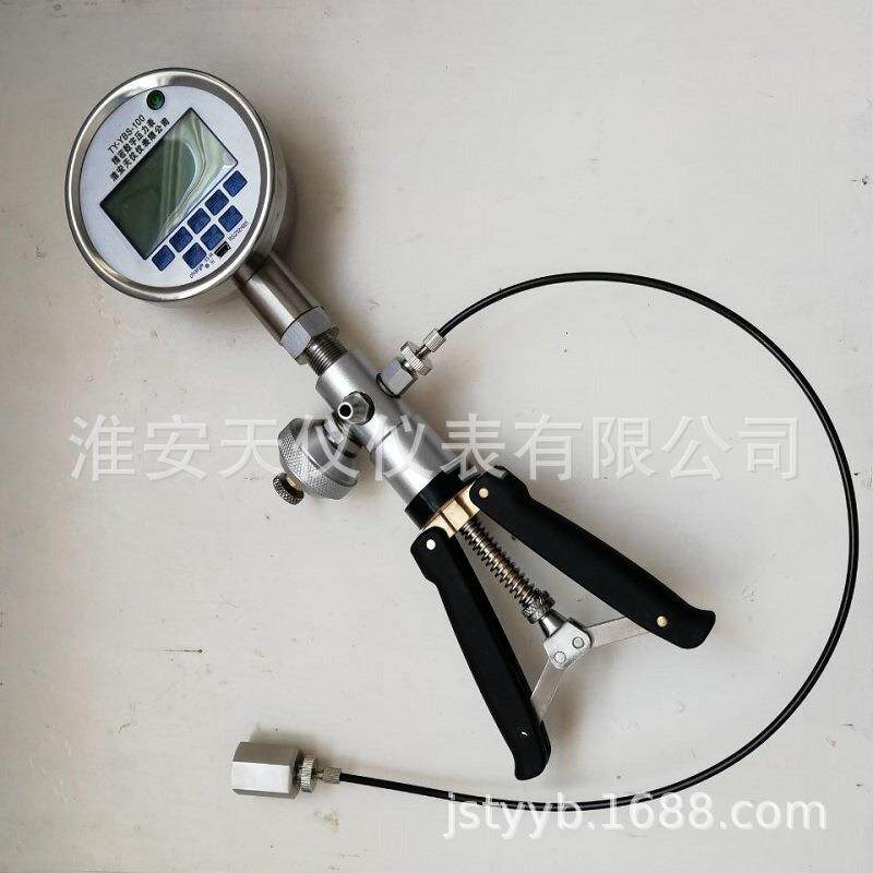手持式压力校正器-0.95~40bar手操真空泵变送器校验仪压力校准器