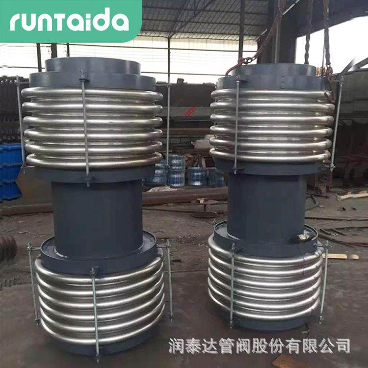 大拉杆轴向金属波纹管膨胀节自由复式小拉杆横向型波纹补偿器
