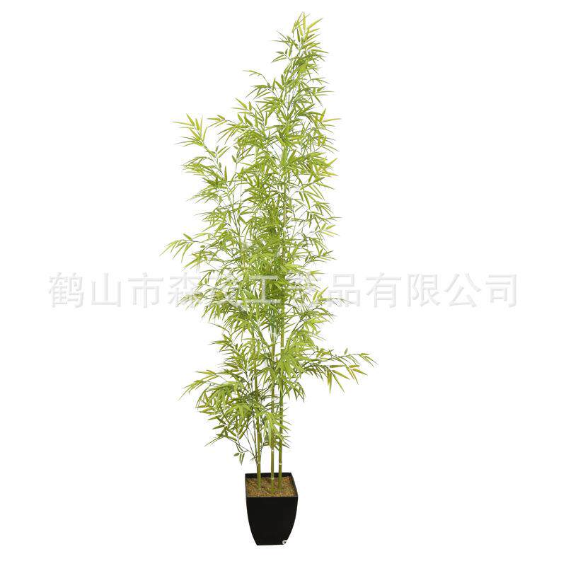 塑胶绿植种盆人造竹树盆栽竹子盆景中式餐厅庭院装饰庭院仿真竹