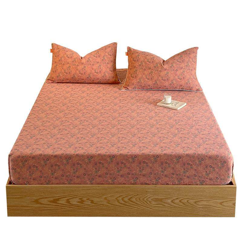 层纱双全床笠单件纯棉棉床罩冬季滑床垫保护罩全包防20250211席梦,床上用品,床裙,淘宝优惠券,粉丝福利购,淘宝优惠卷