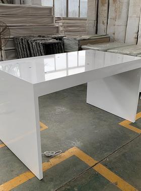 展常州展色厂白木质烤漆体验JSQ02203桌产品展示桌商品示台尺柜寸