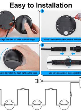 跨境LE台阶D灯IP光HZT-100867可光阶调梯灯护栏灯户外墙角灯感庭