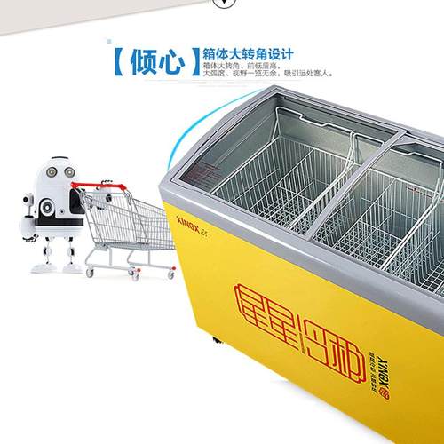 XI399NGX星星/SD/SC-32S6冰Y柜卧式单温冷冻冷藏雪糕饮料展示柜冷