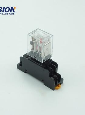 小型间针继电器PTF0中8ALSJ8底220V带座