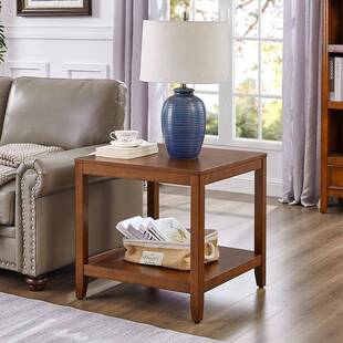 沙发侧边几柜HS-03约置物架简角几用式边桌小木桌子美方几实家木