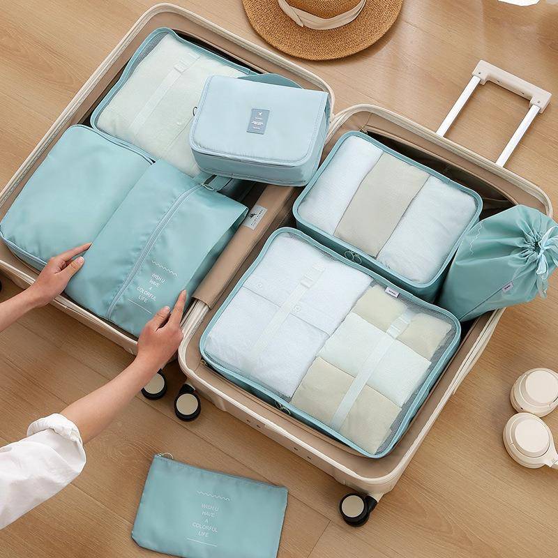 旅行袋收纳整理套装物收纳衣包出686差旅游洗漱用包品行李箱分装