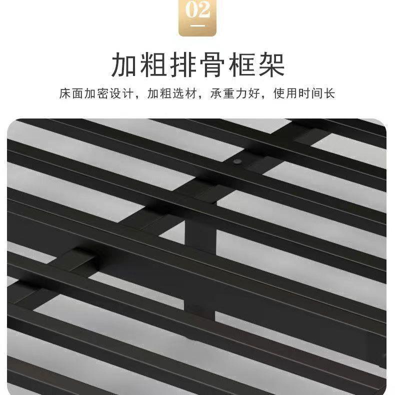 铁双艺床超厚加固1.8米人床床铁床单1米铁架床宿舍简BEU约人网红