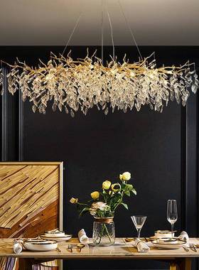 奢晶10176华水灯轻简约大气法式意式客厅灯美式树枝奢卧室客厅豪