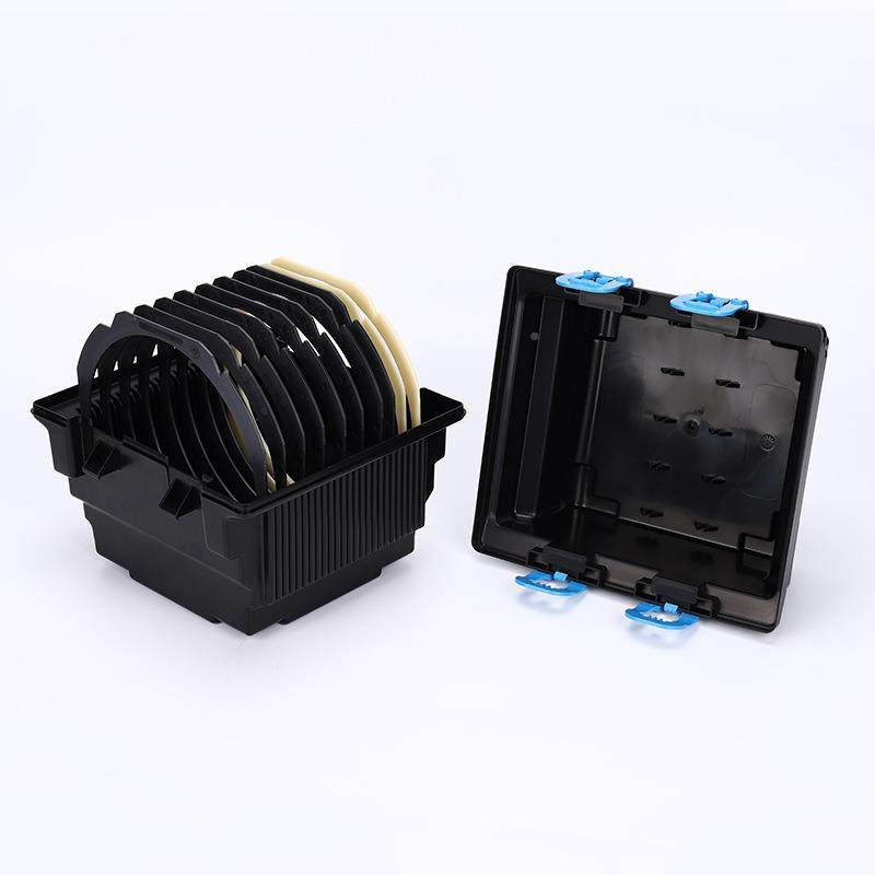 6寸PP晶舟盒25片装KXK架半导塑制品半导体花胶体篮框塑胶夹