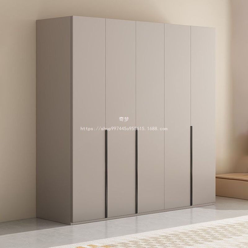 奇梦经济型卧室免安装用边柜小户型收纳衣柜家用出租房可实大衣橱