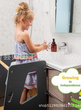 宝宝蒙氏学习塔实木洗手儿童38290g洗梯漱凳幼台阶凳子儿learnint