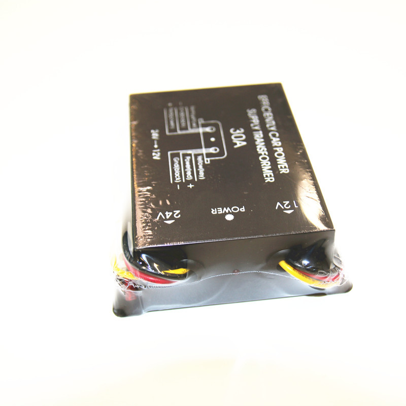 厂家直销 直流转直流降压器 24V转12V 30A汽车车载降压器