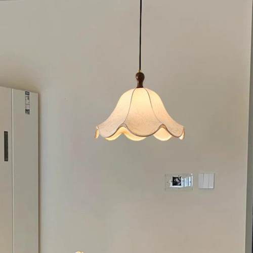 灯法式中古布艺复古床美头219小吊卧吧室床头玄关小吊灯式台过道