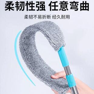 床底清扫神器家用除尘掸子缝隙清扫新款伸缩杆超薄拖把静电除尘器