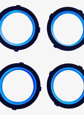 高品质LED喇叭圈高亮无灯珠颗粒感6寸64色发光RGB通用汽车氛