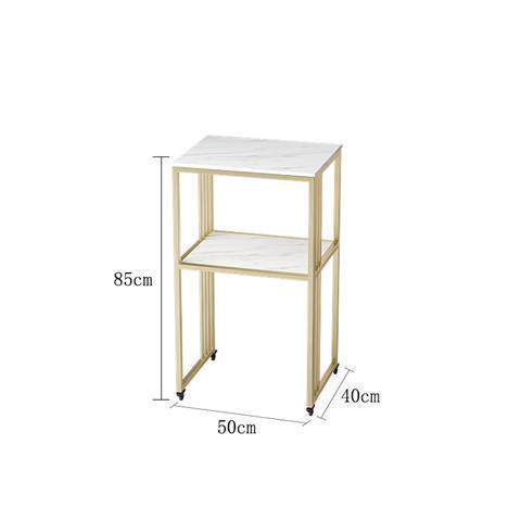 扫地机器人置物架轻奢收纳桌子客厅沙发边几云鲸拖地机器人小架子