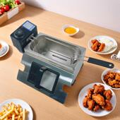 电炸炉商用油炸锅炸薯条设时备家用加厚油条机定炸单缸缸双584油