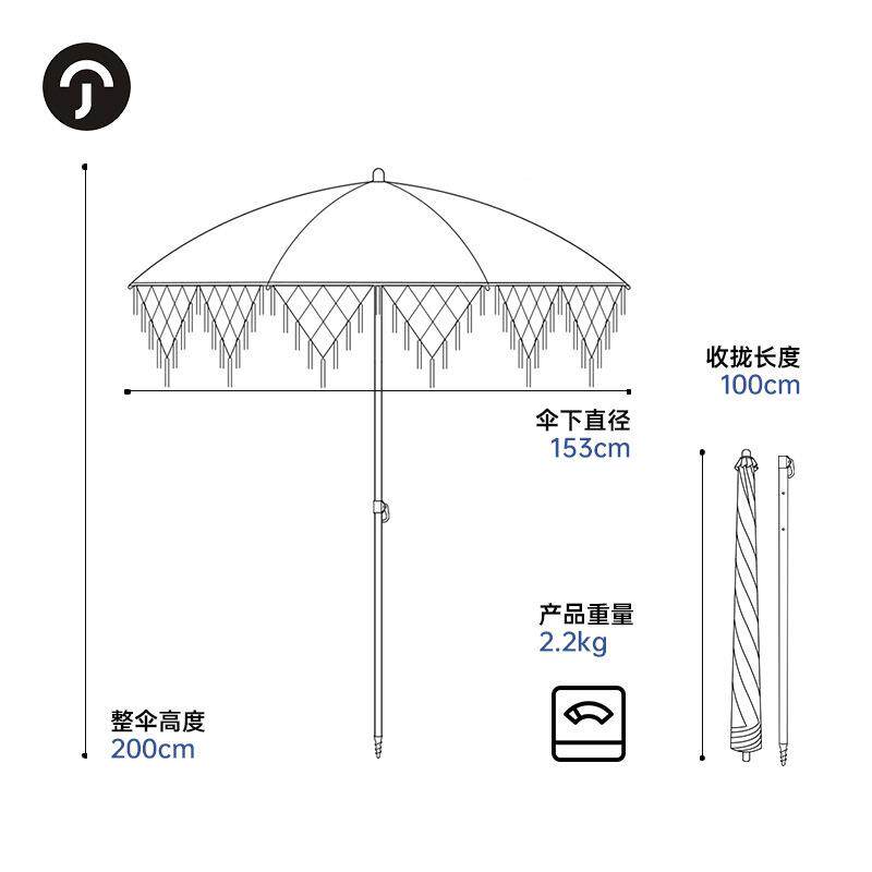 三流角苏伞户外遮GOD阳伞沙滩花庭园院大大雨伞摆摊出摊专用伞广