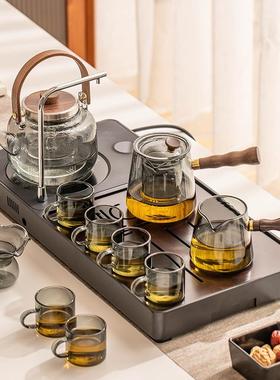 煮茶烧水体17825一茶盘全自动电陶炉家用夫茶具套装小壶型泡办公