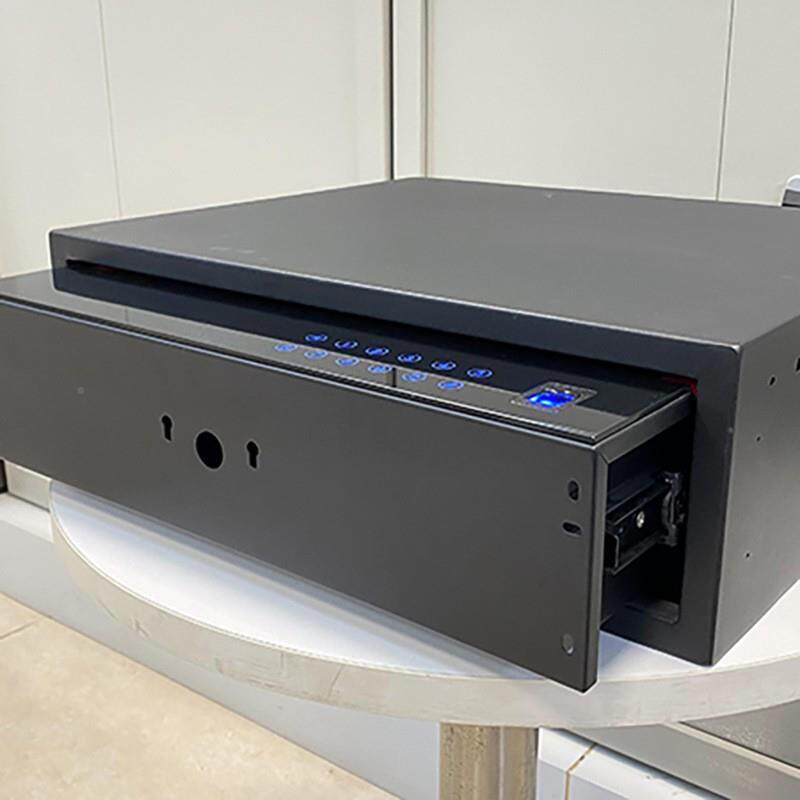 家用小保险柜指纹柜首拿隐藏多宝格密码锁抽OZP饰型式密码抽保险