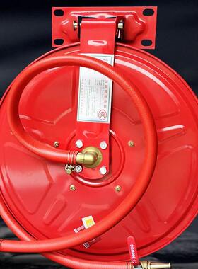 消防水管软管自救卷盘JPS0.8-1盘软水龙带转盘2/02530消火栓/箱消