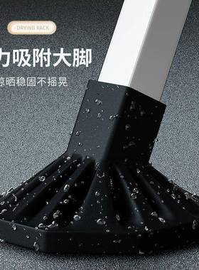 不锈钢晾衣架落阳地折型叠X加粗可加厚挂SC-MATI衣架室外台晒衣服