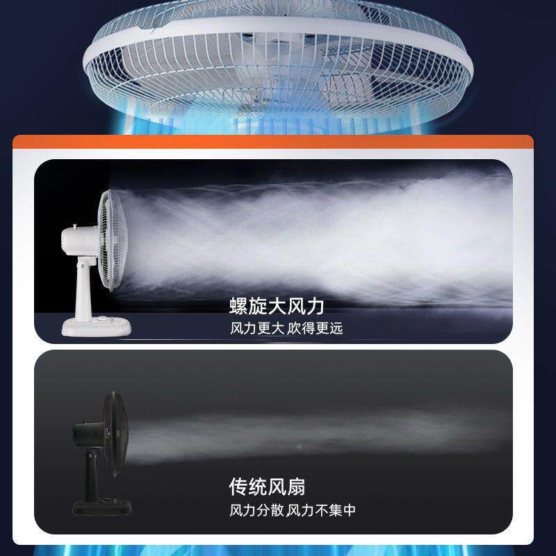电风扇台式电扇扇家用DBC16寸大尺寸台摇风头大风力定电扇时风扇
