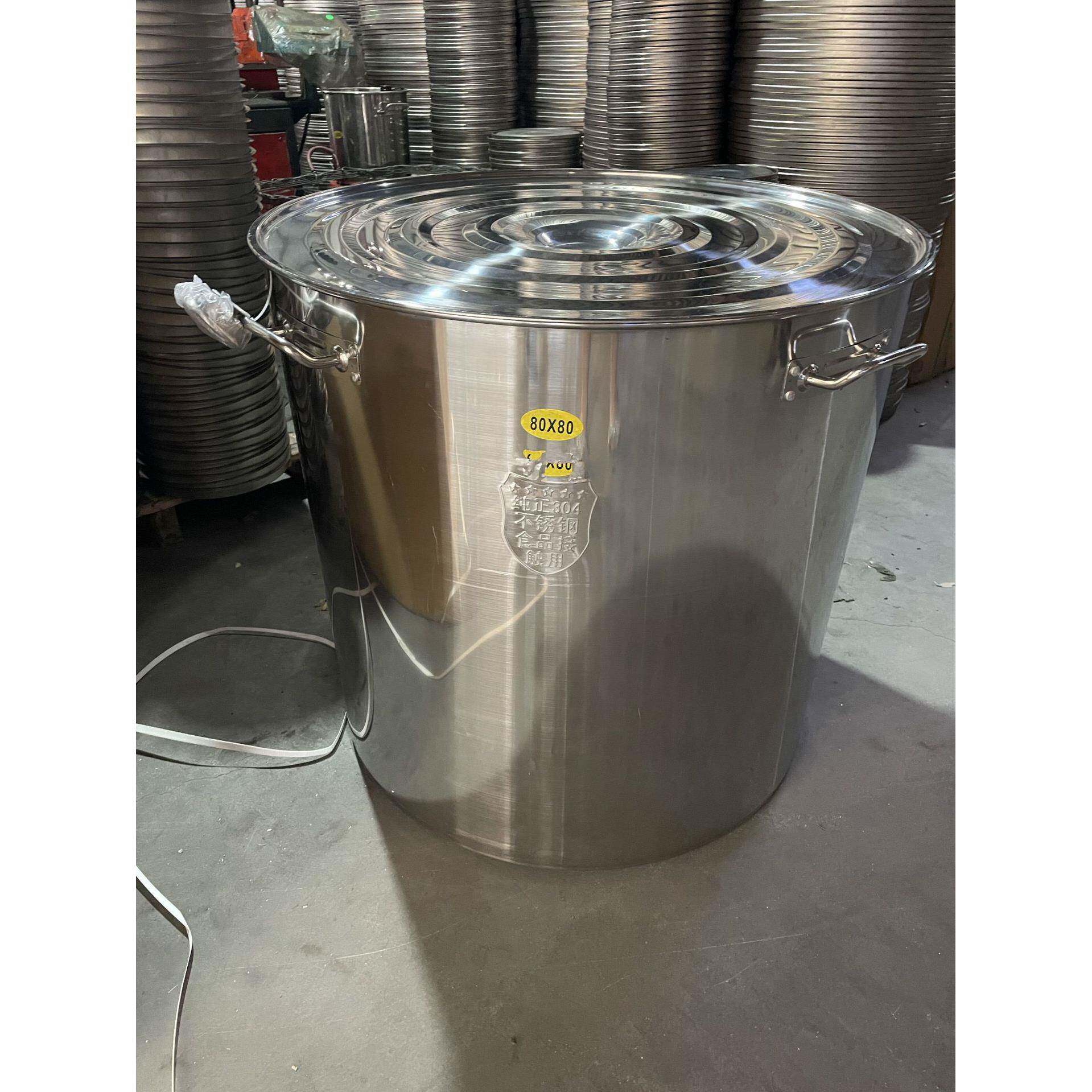不30-80cm锈钢汤桶商用大桶厚cm不锈钢加高8汤桶0304特汤桶多用桶图片