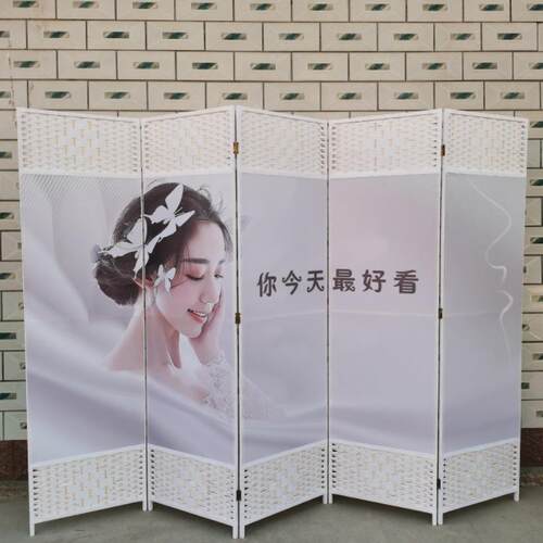 屏风隔断卧室客户厅折定制现代欧房式985家用间屏入玄关方便折叠