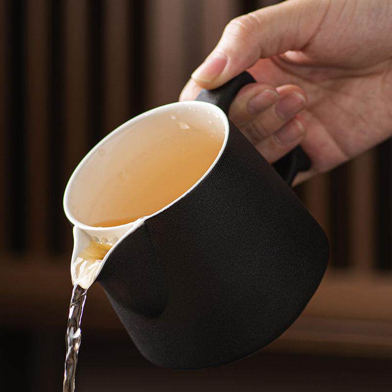 水黑陶办茶壶泡茶壶茶分家用公简约陶瓷单壶大号功夫厂家直供茶具
