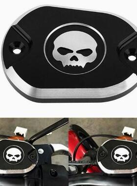 哈雷XL883XL1200X48X72改装前刹车上泵盖油泵盖CNC骷髅头