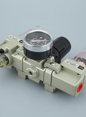 气动油水分离器气泵空气过滤器排水气源处理器三联件AC2000-02