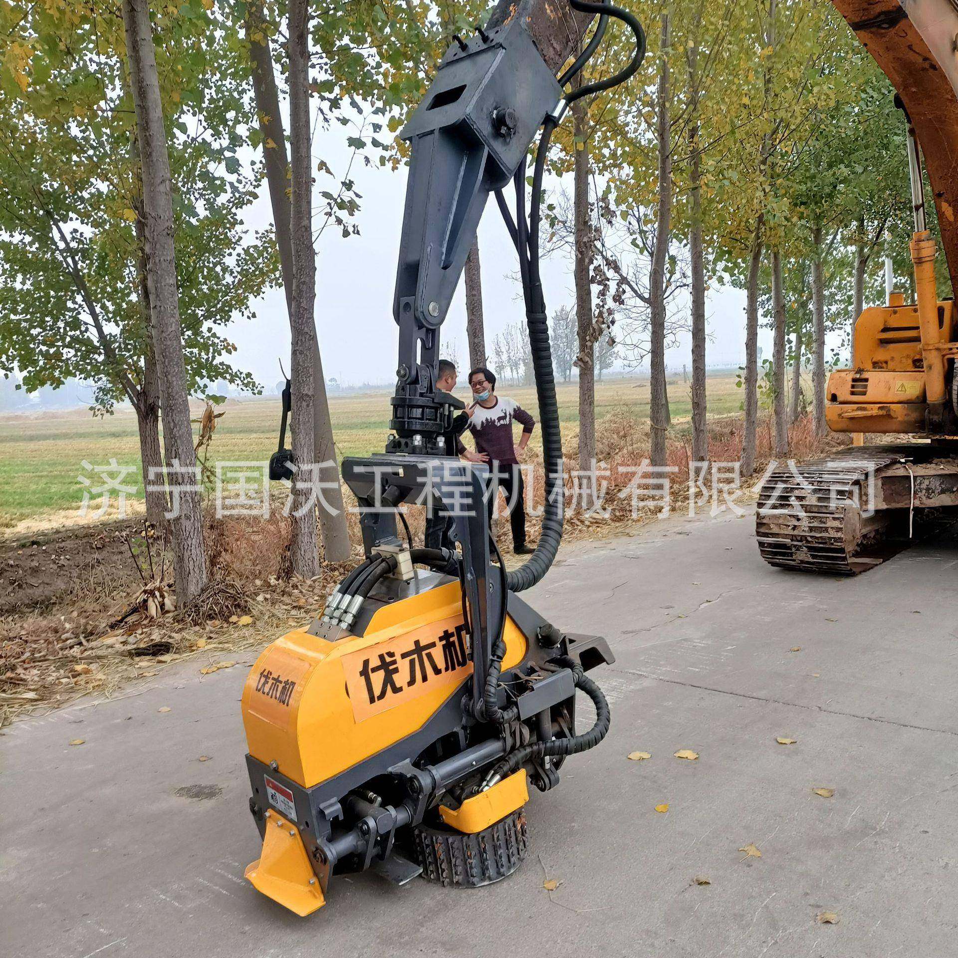 森林砍树锯树机挖机改液压伐树机型号全自动伐木液压锯出售,畜牧/养殖物资,畜牧/养殖器械,淘宝优惠券,粉丝福利购,淘宝优惠卷