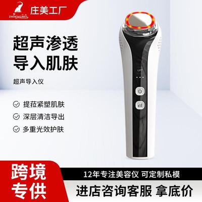 电动美容仪滚轮导入脸部EMS面部按摩器家用提拉电流震动紧致嫩肤