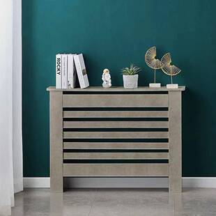 木质暖气片遮挡柜简约灰色暖气片罩客厅卧室暖气管装饰罩