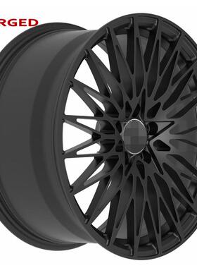 创意汽车17锻造轮毂黑色适用于奔驰c260lc200ls63轮辋amg迈巴赫