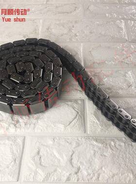 链条式顶升平移机专用双排平顶链08B-U2盖板链不锈钢盖板