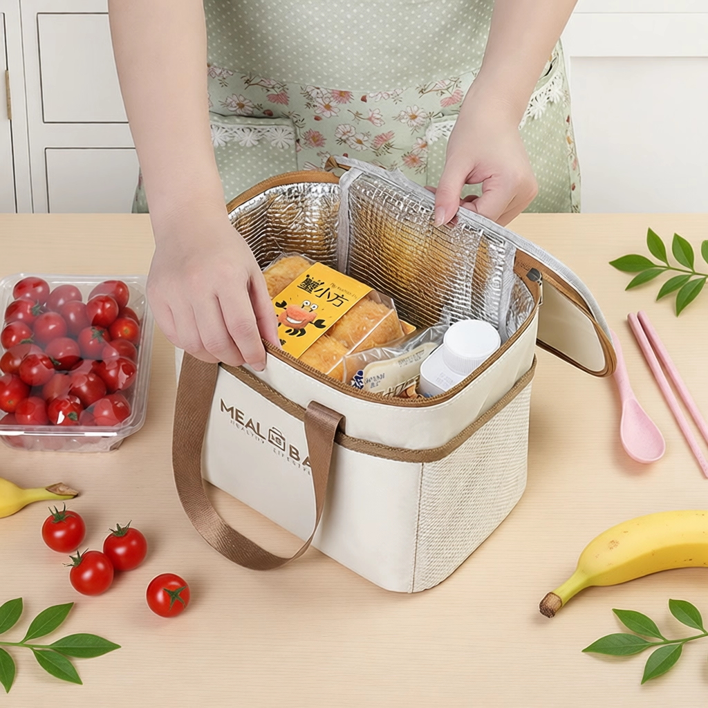 饭盒手提袋保温袋便当加厚铝箔