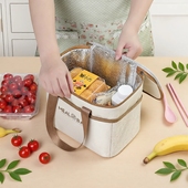 饭盒手提袋子保温袋便当加厚铝箔上班族小学生带饭饭包餐包袋防水