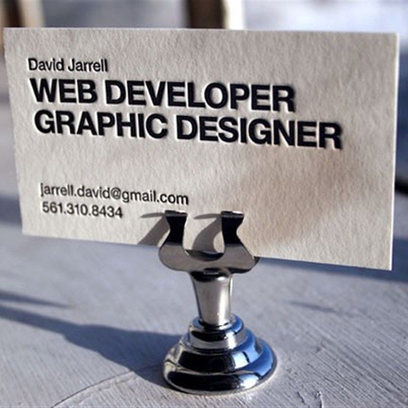 超厚棉纸压印名片印刷压凹压痕凹印边缘擦色制作压痕名片高端设计