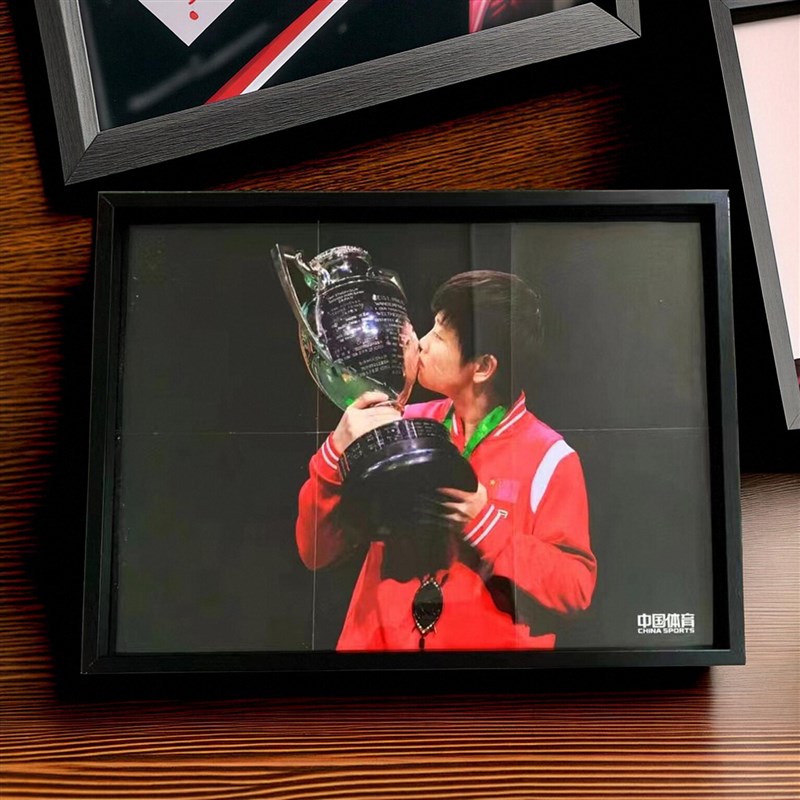 双面透明相框4K明亮的心海报明星周边拼图框书法字画装裱框定制