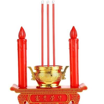 清明祭祖灯上坟祭祀墓地用电子蜡烛坟头祭拜长明灯墓前无烟香烛灯