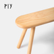 PIY大松饼长板凳实木家用客厅餐凳书桌椅北欧简约长条凳 新品