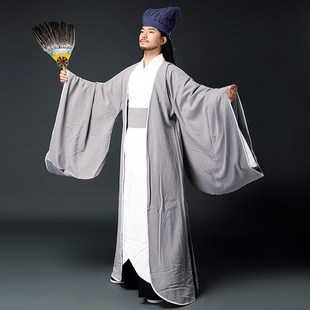 新款古装汉服三国谋士服古代影视孔明服诸葛亮谋臣宰相演出服定制