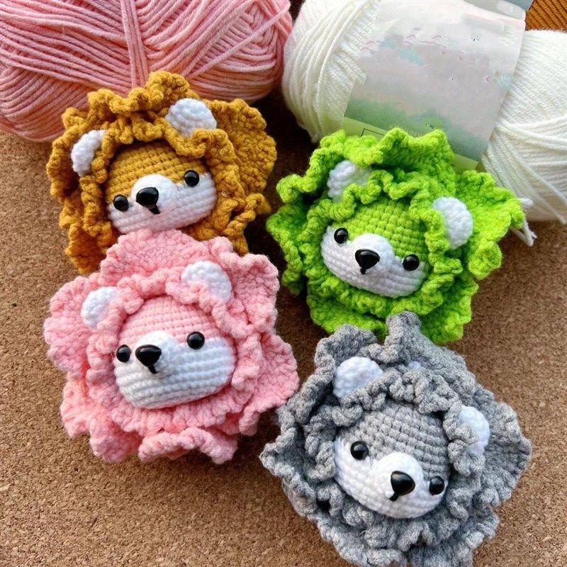 非成品手工白菜编织狗狗可爱菜狗钩针diy毛线钥匙扣包包挂件女友,节庆用品/礼品,创意玩偶,淘宝优惠券,粉丝福利购,淘宝优惠卷